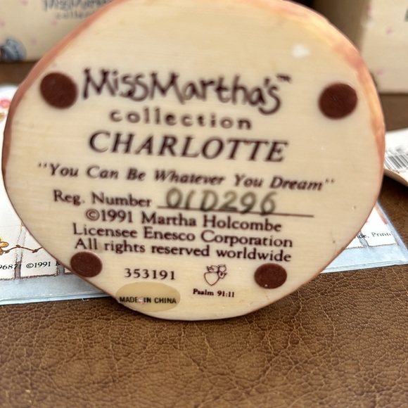 NWT ENESCO Miss Martha’s Collection Charlotte “You Can Be Whatever You Dream” - Picture 5 of 9